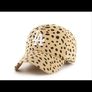 LA Dodgers Cheetah Clean Up Hat